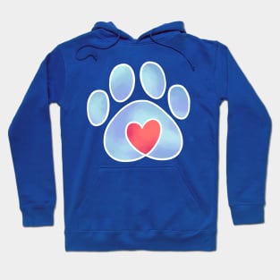 Pet Love Blue Hoodie